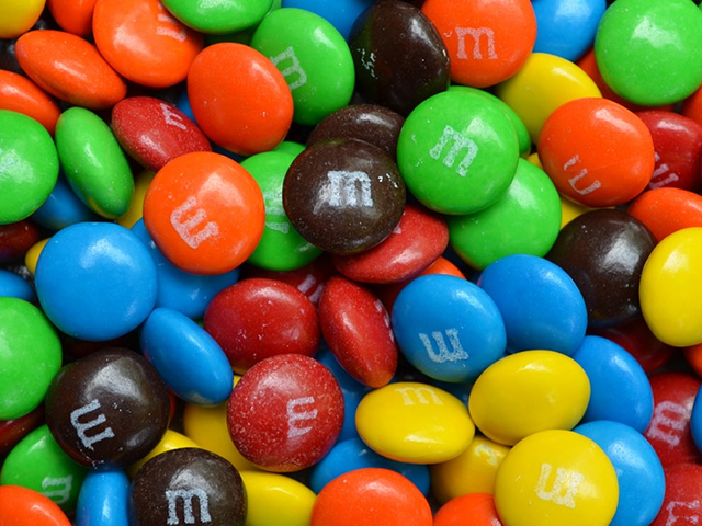 m and m